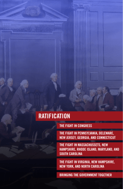 ratification - Courses - James Madison`s Montpelier