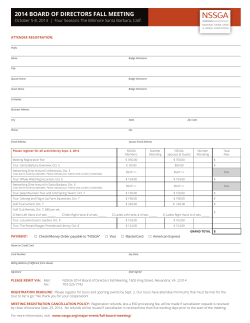 NSG2949 Board Mtg Reg Form.indd