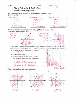 X - Buford 9th Grade Math Classes