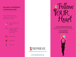 Benefits of REPRIEVE to Minimize Risk