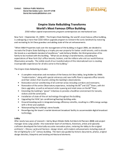 Empire State ReBuilding Transforms World`s Most Famous Office