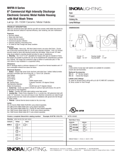 NHFM-9 Series 8" Commercial High Intensity