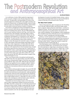 The Postmodern Revolution and Anthroposophical Art