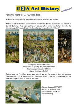 Art History Newsletter 11 - U3A Site Builder Home Page