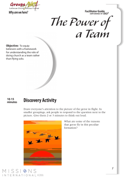 5. The Power of a Team