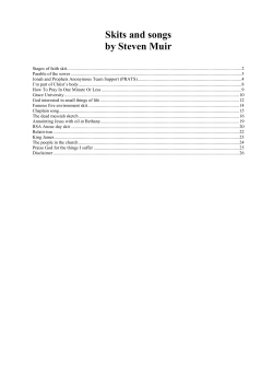 Stages of faith skit