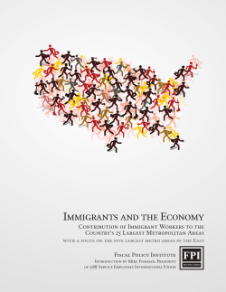 Immigrants and the Economy