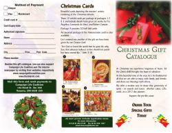 Christmas Gift CataloGue