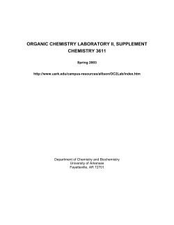 organic chemistry laboratory ii, supplement