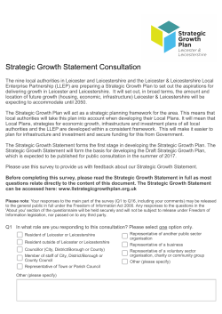 Strategic Growth Plan 2016 - Paper