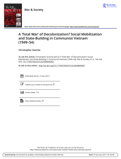 A `Total War` of Decolonization? Social Mobilization and State