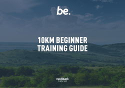 10KM BEGINNER TRAINING GUIDE