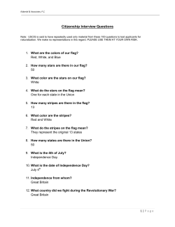 Citizenship Interview Questions