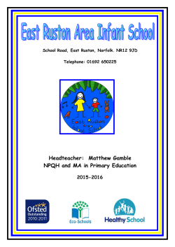 Headteacher: Matthew Gamble NPQH and MA in Primary Education