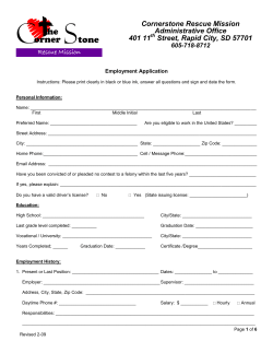 C S tone - The Cornerstone Rescue Mission