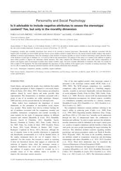 Is it advisable to include negative attributes to assess the stereotype