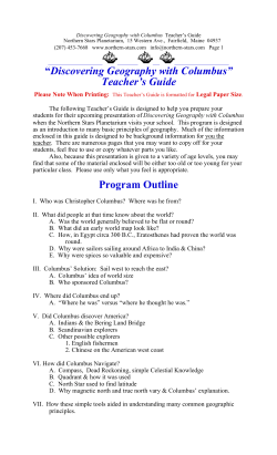 Discovering Geography with Columbus