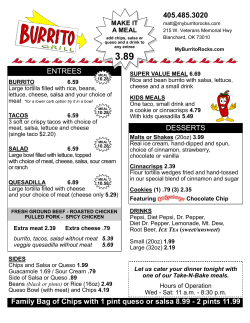 Family Bag of Chips with 1 pint queso or salsa 8.99