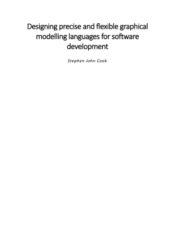 Designing precise and flexible graphical modelling languages for