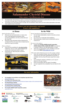 General Public Fact Sheet - Canadian Wildlife Health Cooperative
