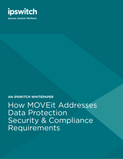 (MFT) solution that offers security, regulatory compliance