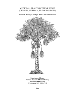 medicinal plants of the guianas (guyana