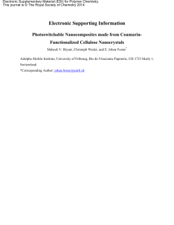 Electronic Supporting Information