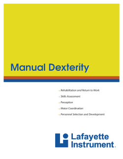 Manual Dexterity