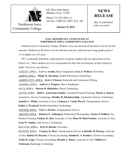 spring honor list announced at