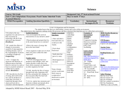 Science - Mansfield ISD