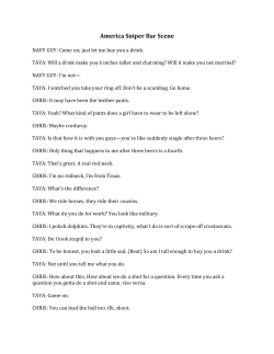 America Sniper Bar Scene