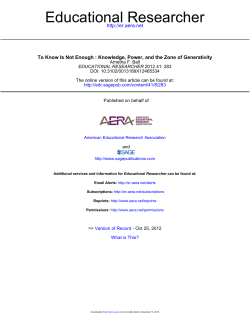 Educational Researcher