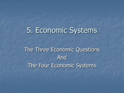 Economic Systems