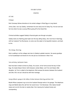 Synopsis - West Australian Ballet