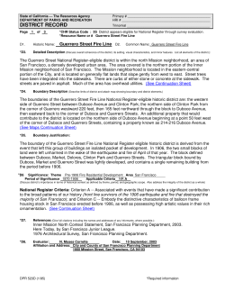 Guerrero Street Fire Line Historic District