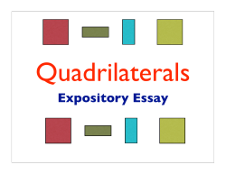 Quadrilaterals