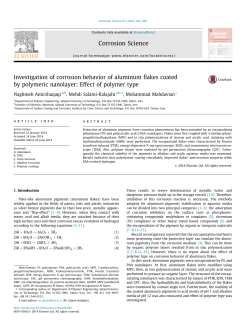 Investigation of corrosion behavior of aluminum