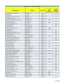 columbus city school buildings - DeJONG