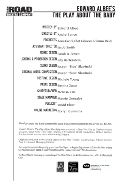 the play about the baby edward albee`s