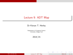 Lecture 9: ADT Map