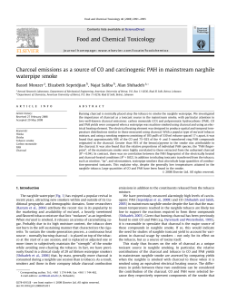 Charcoal emissions as a source of CO and carcinogenic PAH in