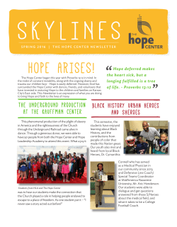 March 2016 - The Hope Center KC