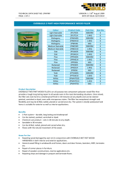everbuild 2 part high performance wood filler
