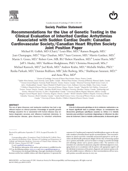 - Canadian Journal of Cardiology