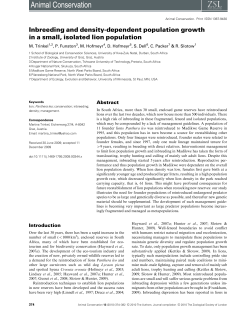 Inbreeding and density-dependent population growth in a small