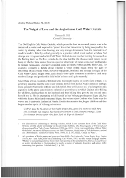 Thomas D. Hill - `The Weight of Love and the Anglo