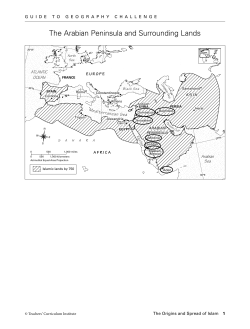 The Arabian Peninsula and Surrounding Lands