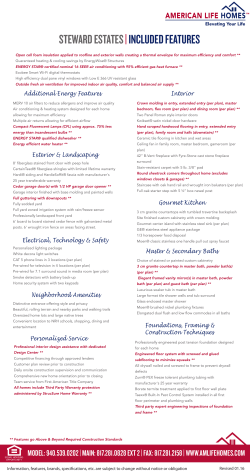 steward estates |included features