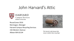 John Harvard`s Warehouse