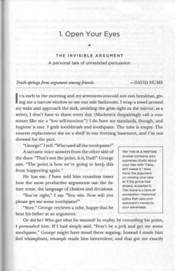 Heinrichs, Thank You for Arguing, Chapters 1 and 4